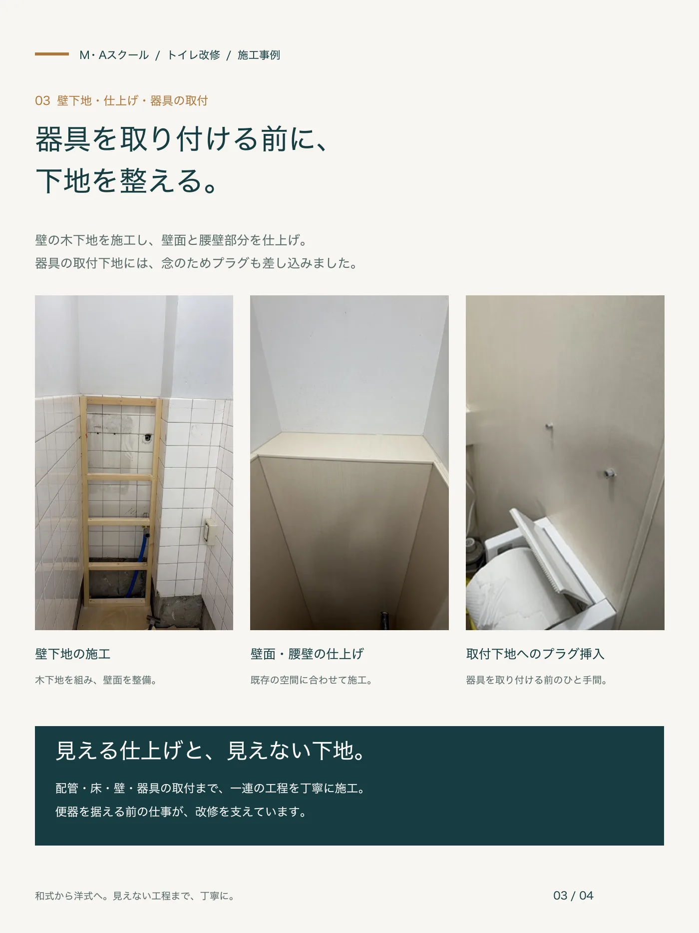 M・Aスクール トイレ改修 3ページ目